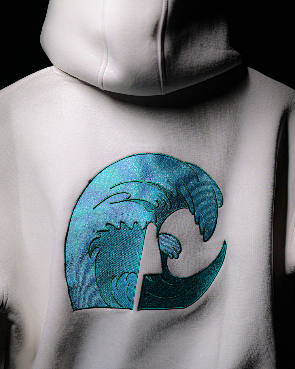IVORY WHITE AQUAR HOODIE