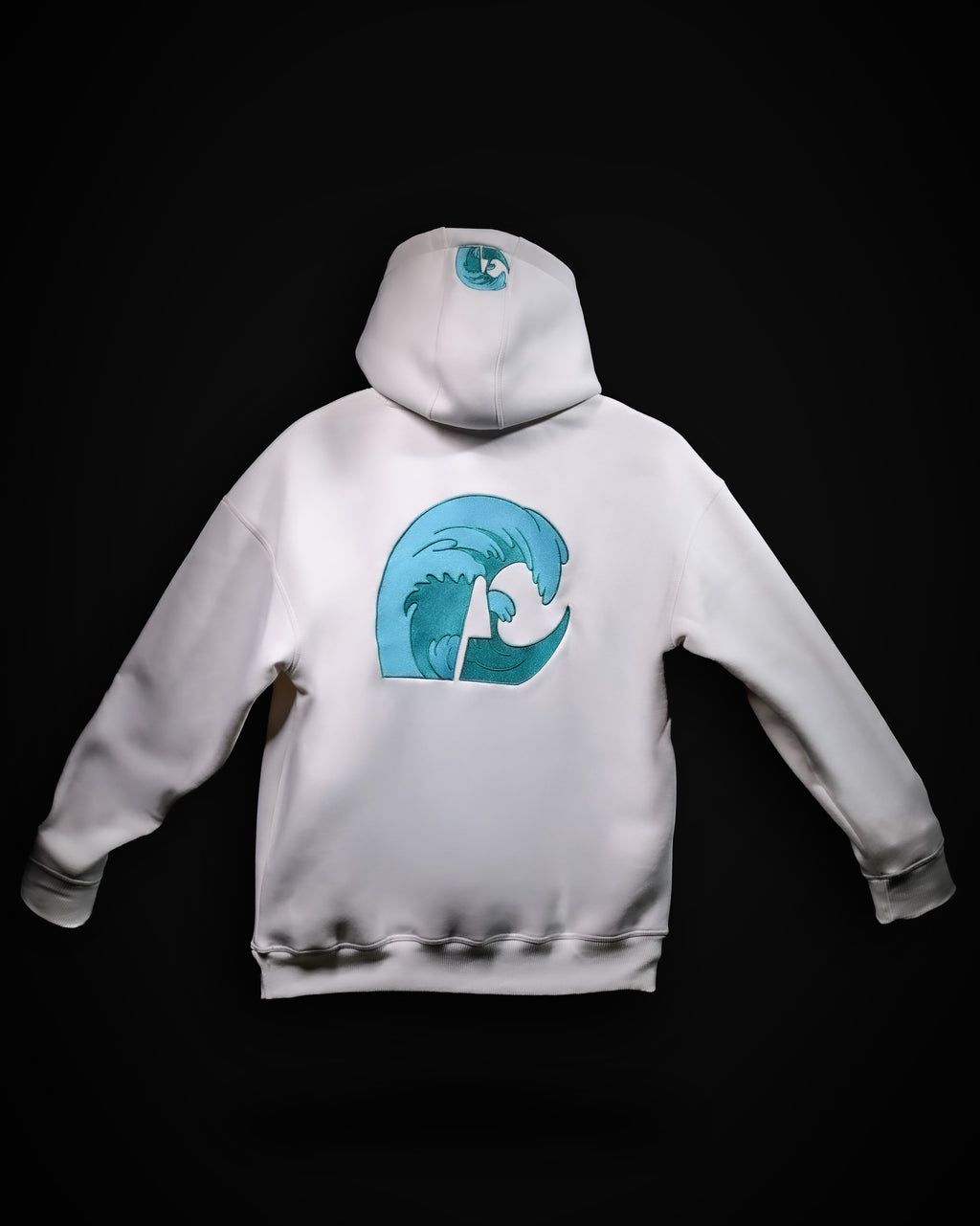 IVORY WHITE AQUAR HOODIE